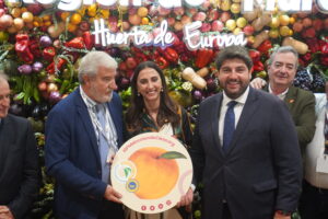 IGP Melocotón de Cieza en Fruit Attraction 2023 con Fernando López Miras, Presidente de la Región de Murcia